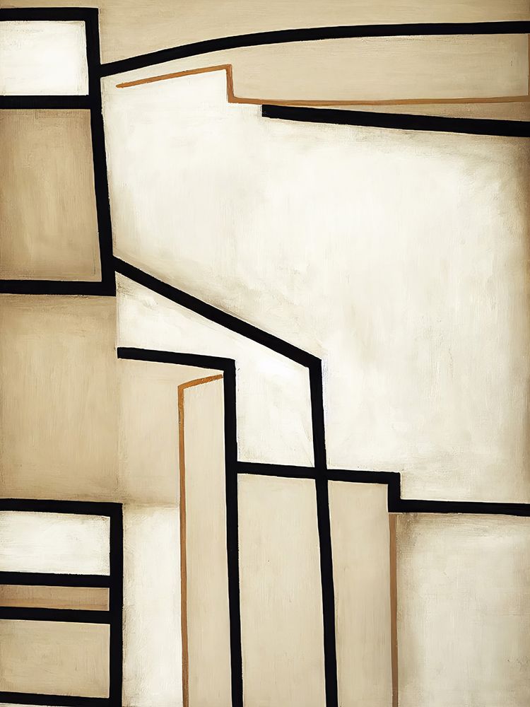Geometric Abstract art print by Bilge Paksoylu for $57.95 CAD
