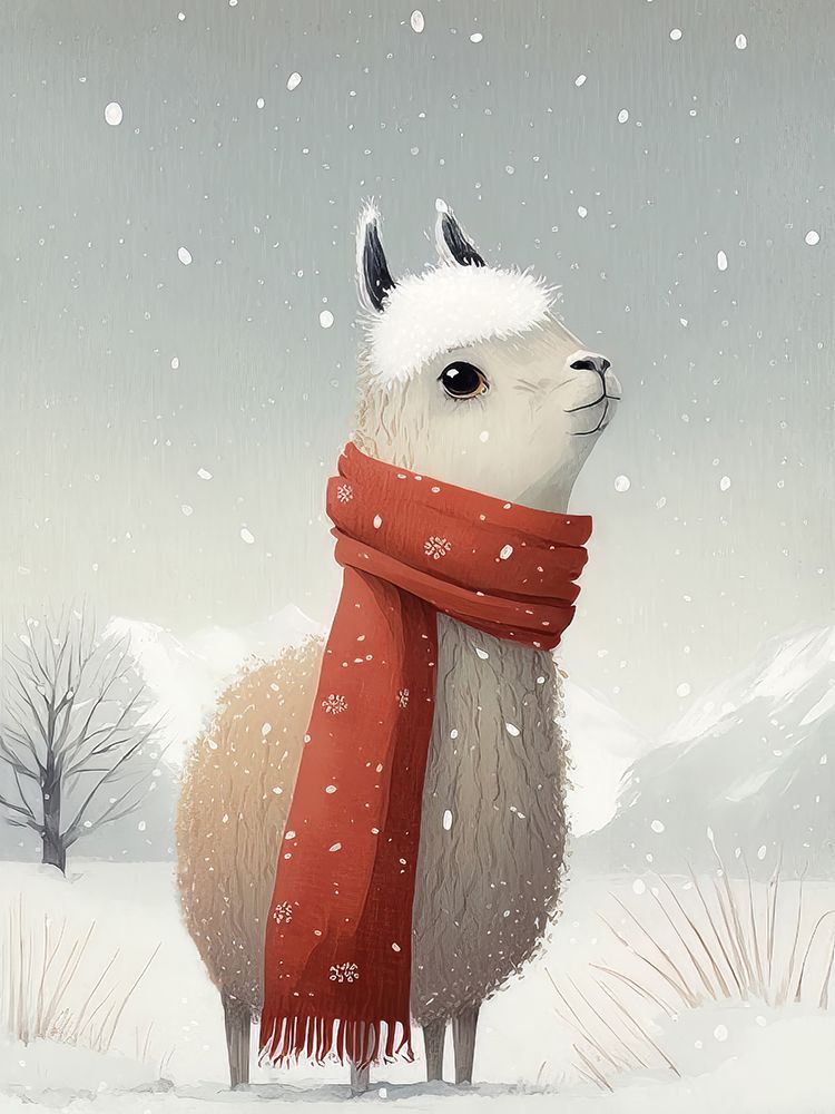 Lama 3 art print by Bilge Paksoylu for $57.95 CAD