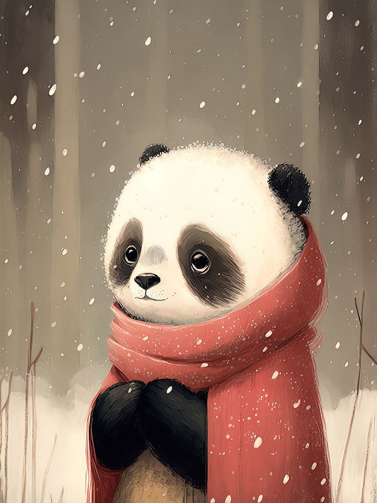 Panda 2 art print by Bilge Paksoylu for $57.95 CAD