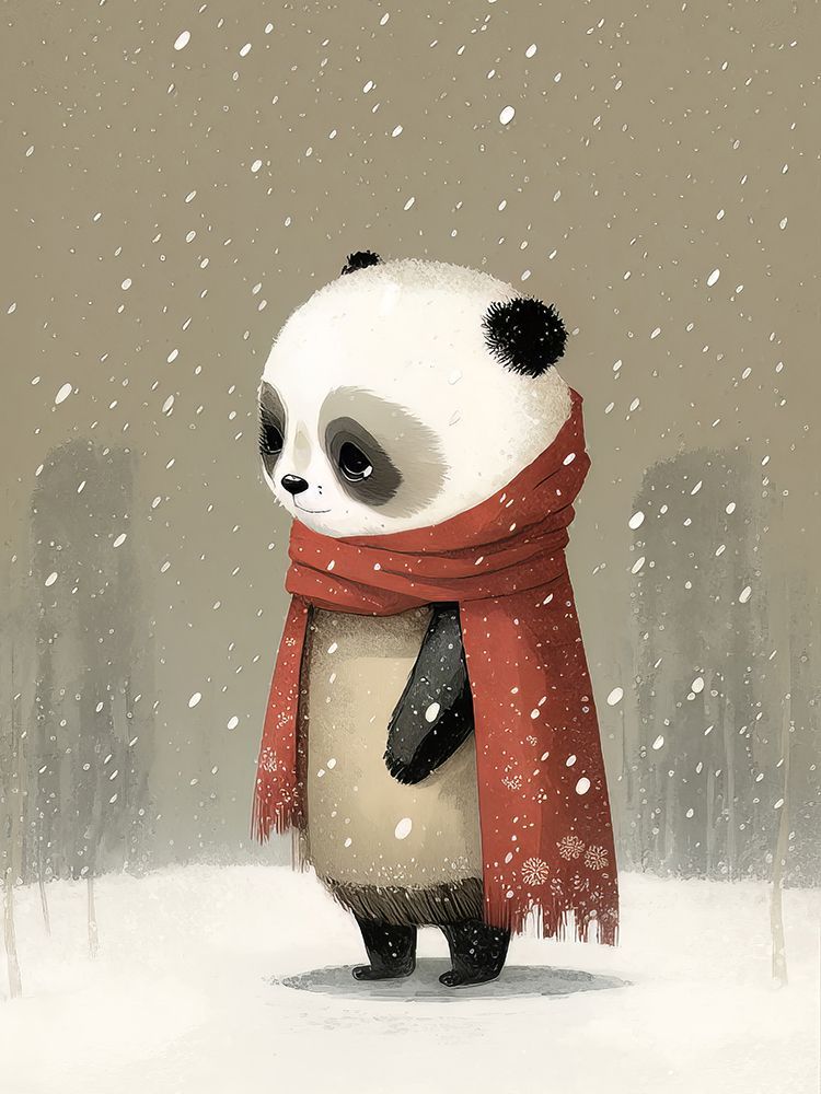Panda 3 art print by Bilge Paksoylu for $57.95 CAD