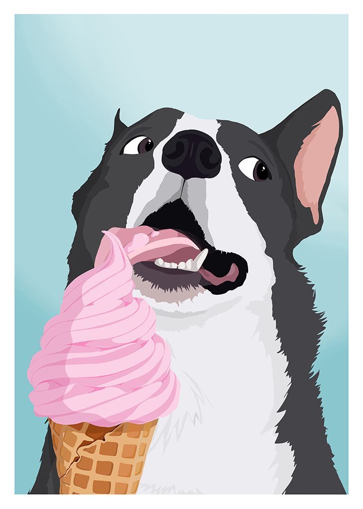 Icecream Stealer art print by Kammille Bruun for $57.95 CAD