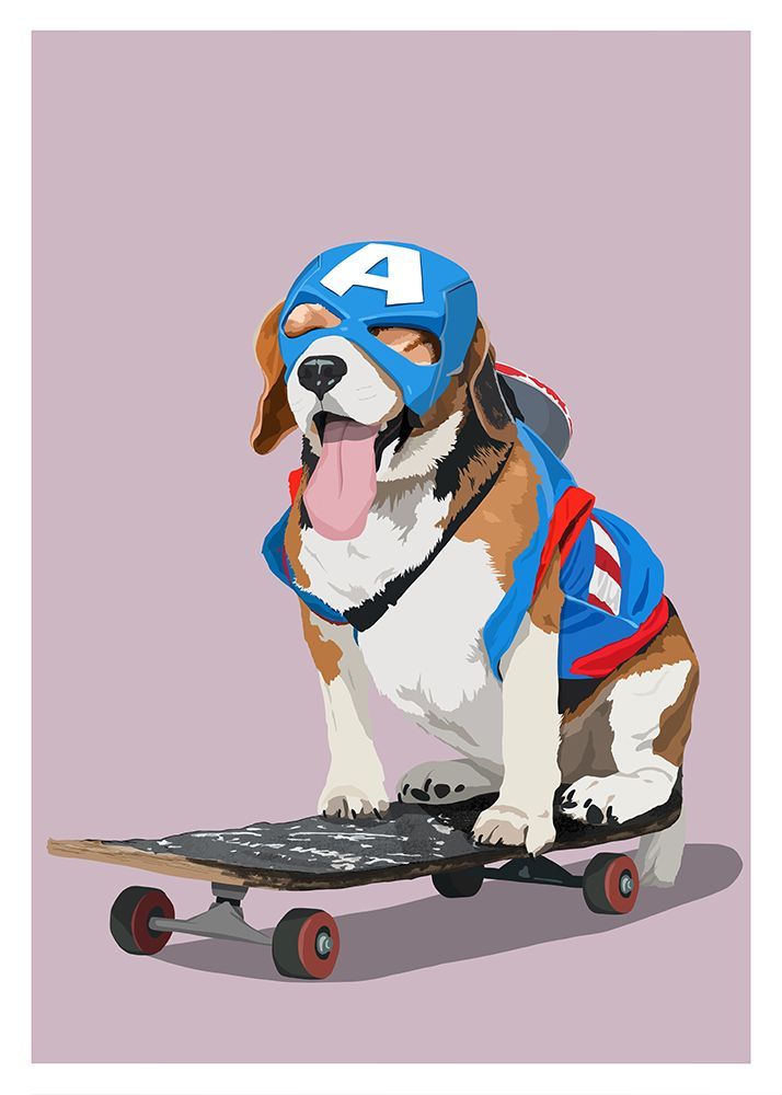 My Kind Of Hero art print by Kammille Bruun for $57.95 CAD