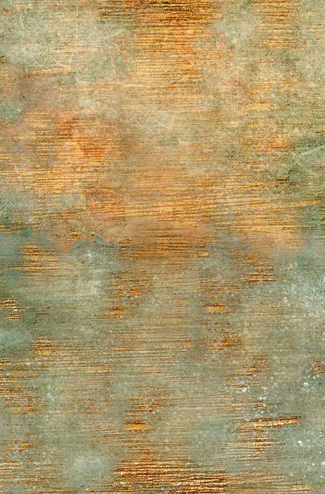 Abstract Green Gold Art art print by Bilge Paksoylu for $57.95 CAD