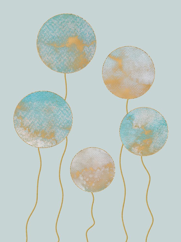 Watercolour Circles art print by Bilge Paksoylu for $57.95 CAD