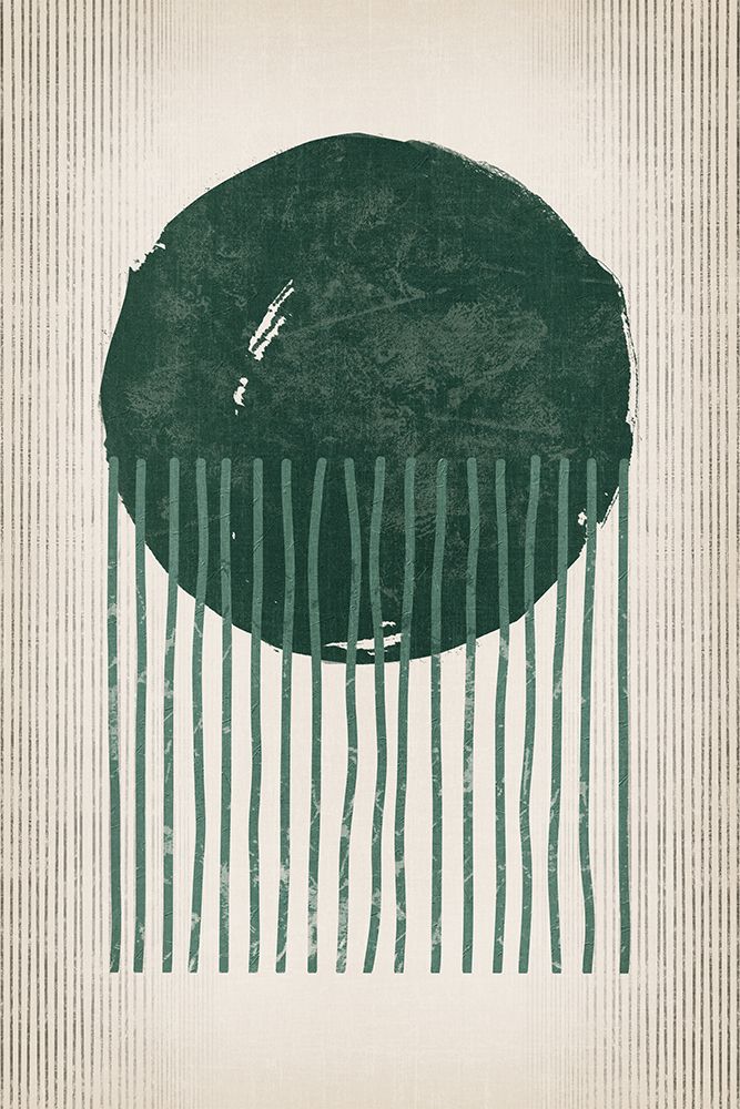 Emerald Round Jellyfish art print by Ema Paraschiv for $57.95 CAD