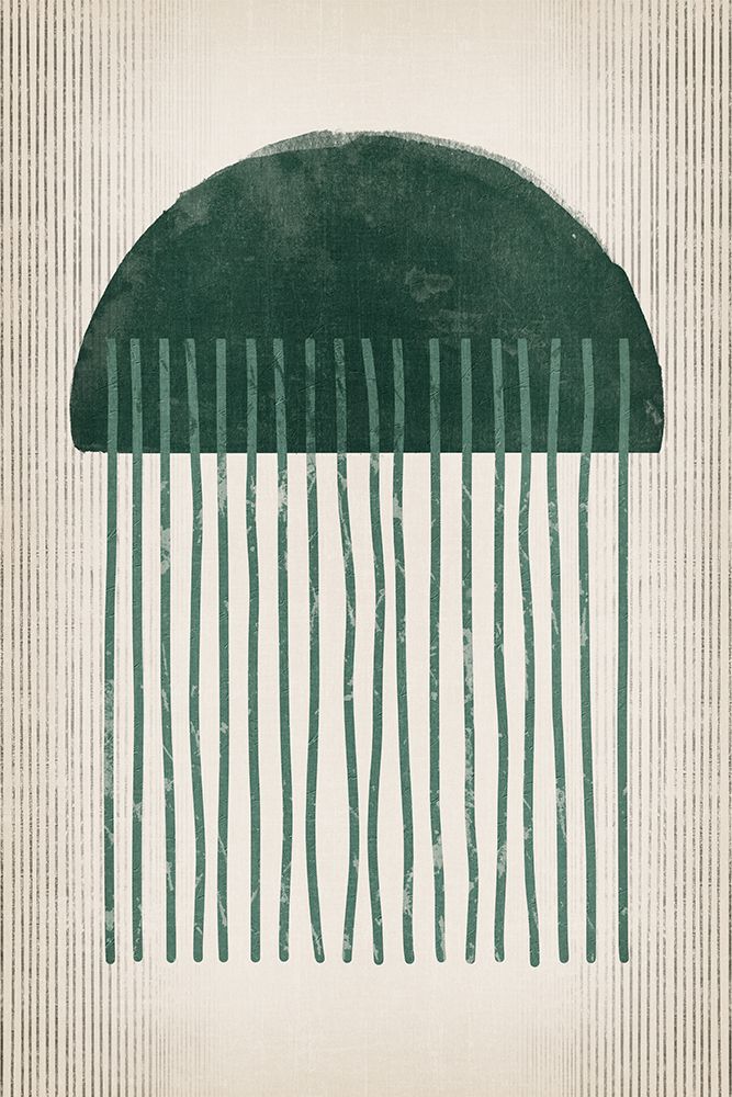 Emerald Suspicious Jellyfish art print by Ema Paraschiv for $57.95 CAD