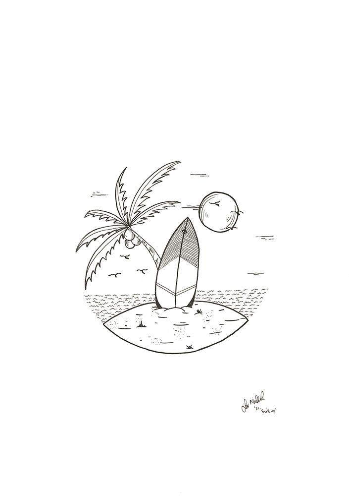 Surfs Up art print by Lor Muller for $57.95 CAD