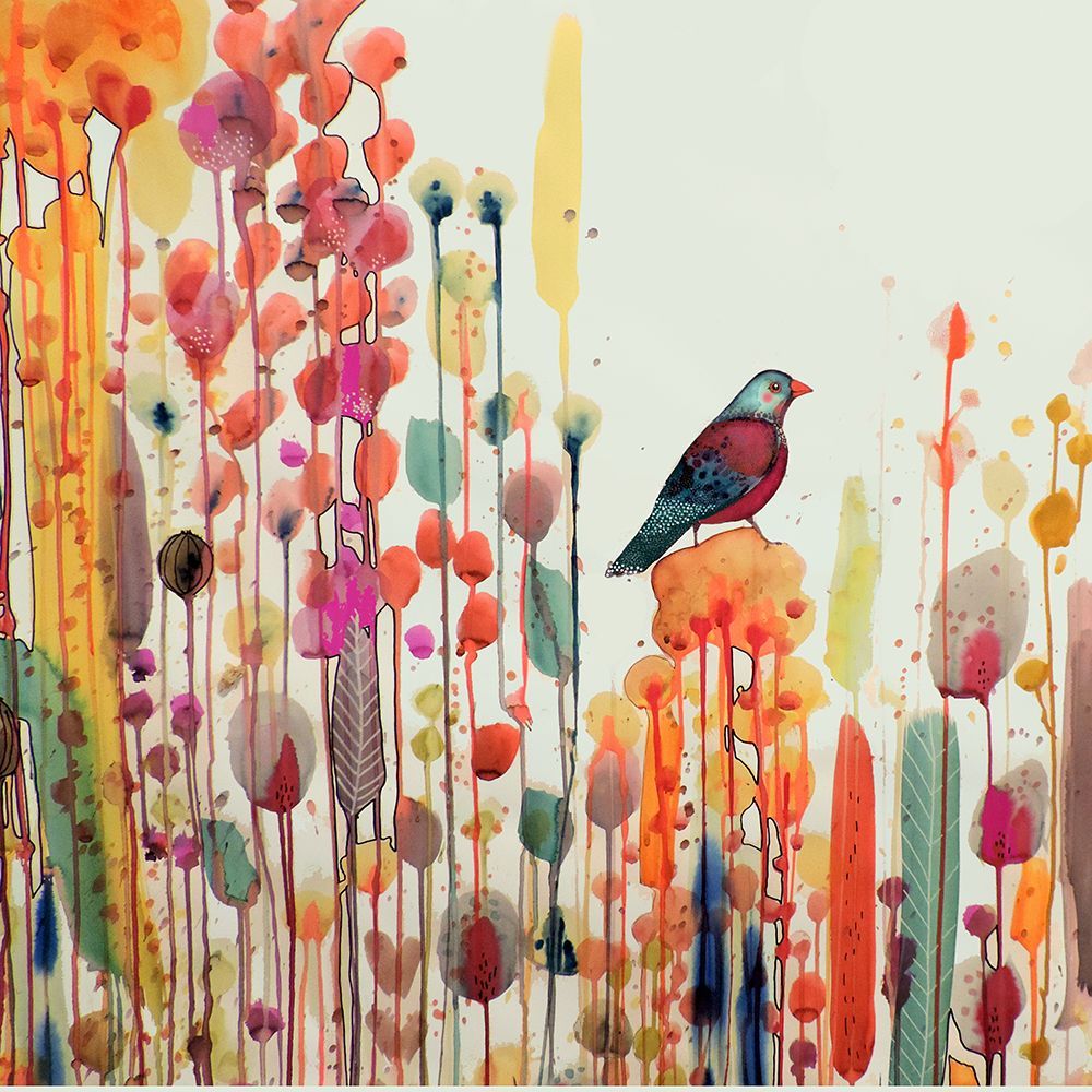 Joie De Vivre Carre art print by Sylvie Demers for $57.95 CAD