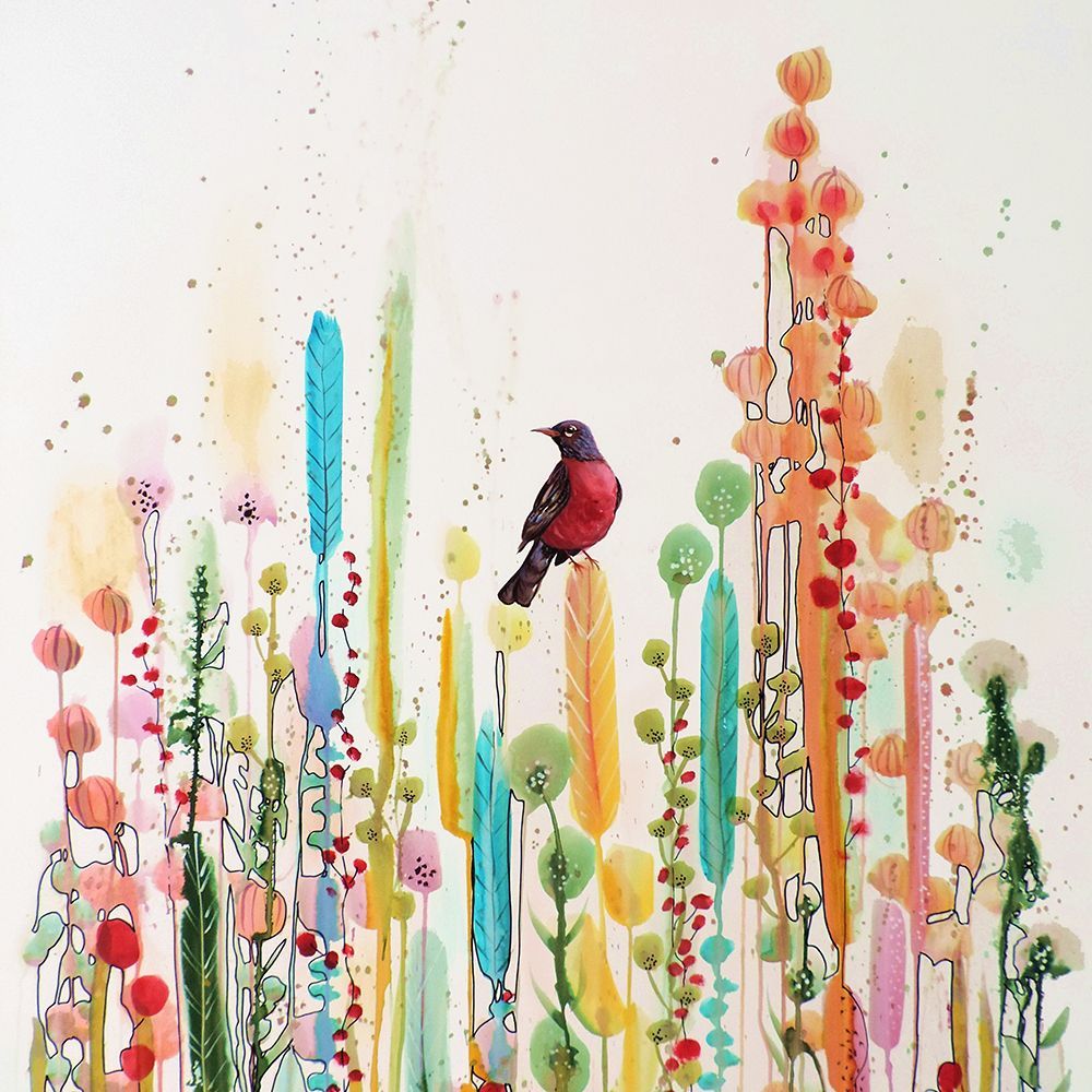 Toujours Le Jour Se Leve Carre art print by Sylvie Demers for $57.95 CAD