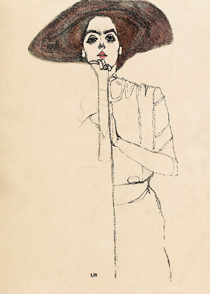 Portrait of a Woman 1910 art print by Pictufy for $57.95 CAD