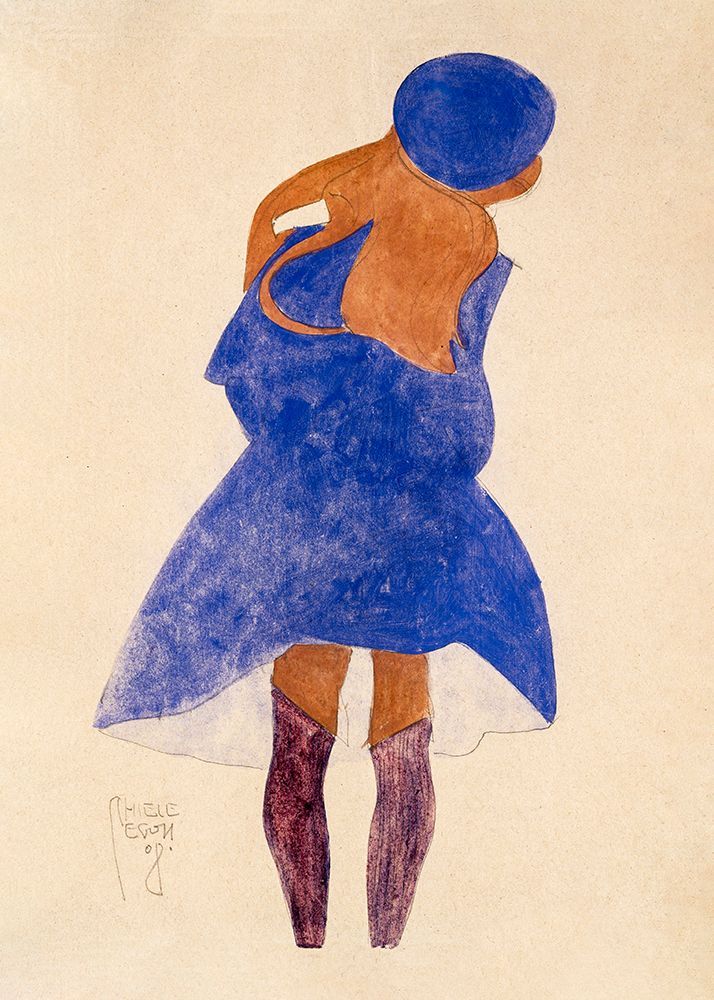 Standing Girl|Back View 1908 art print by Pictufy for $57.95 CAD