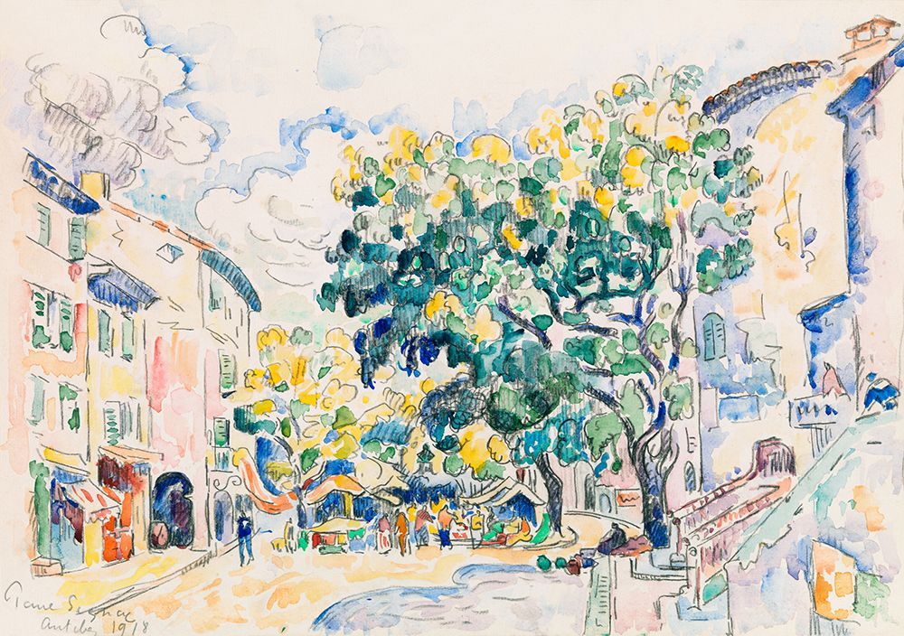 Antibes ca. 1918 art print by Pictufy for $57.95 CAD