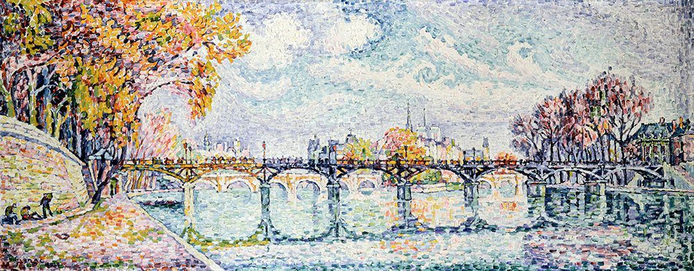 Le Pont Des Arts 1928 art print by Pictufy for $57.95 CAD