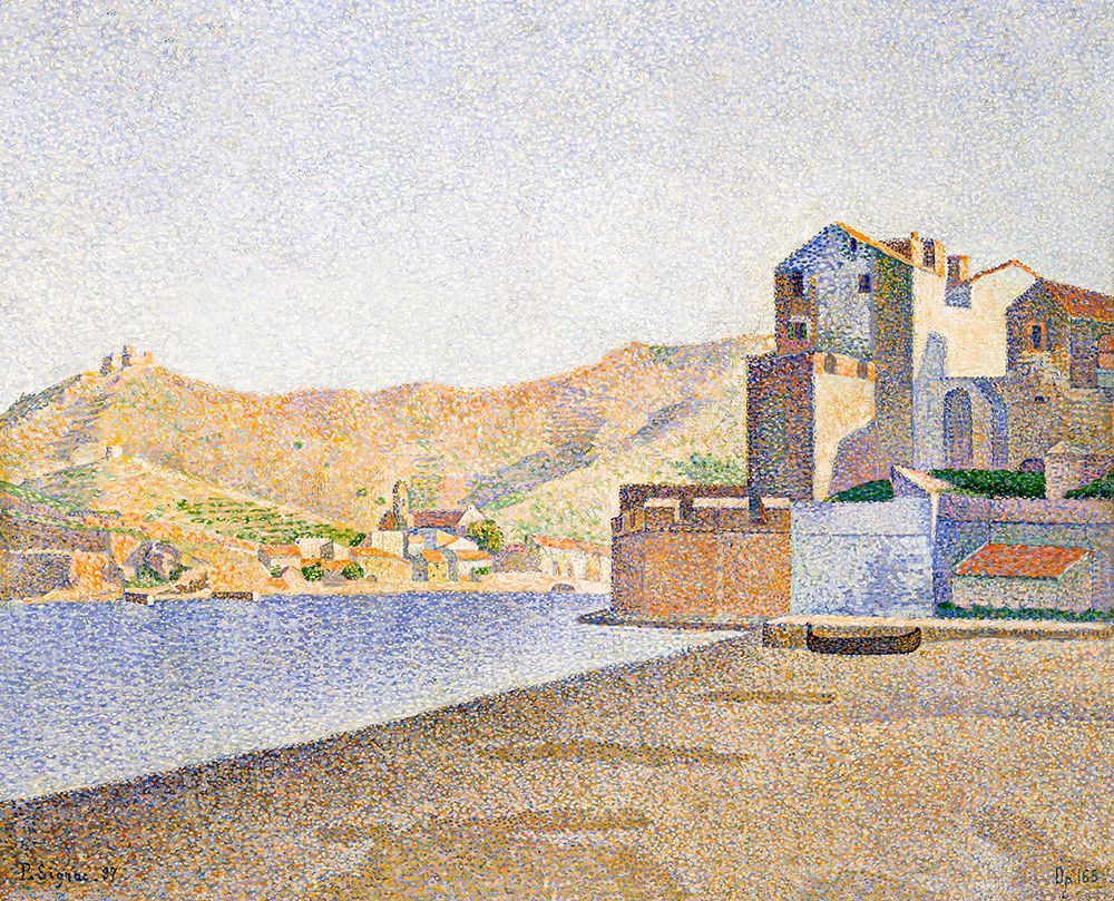 The Town Beach|Collioure 1887 art print by Pictufy for $57.95 CAD