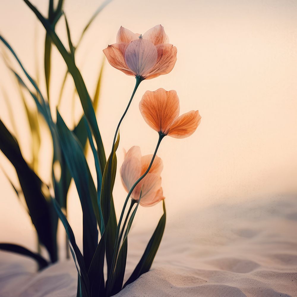Dune Flowers No 1 art print by Treechild for $57.95 CAD
