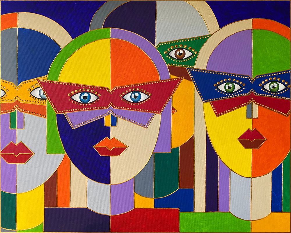 Carnival Mask art print by Alla Grande for $57.95 CAD