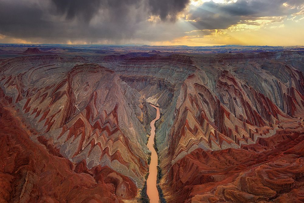 Painted Desert art print by Michael Zheng for $57.95 CAD