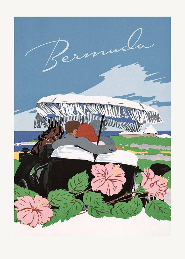 Bermuda (1940 1950) By Adolph Treidler art print by Pictufy for $57.95 CAD