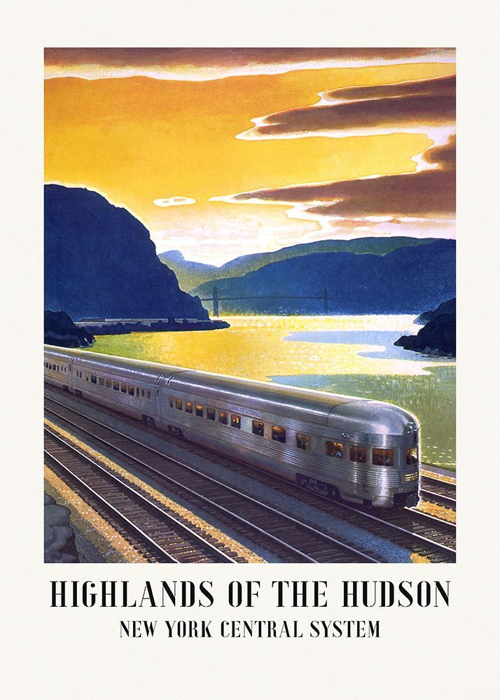 Highlands of the Hudson  New York Central System art print by Pictufy for $57.95 CAD