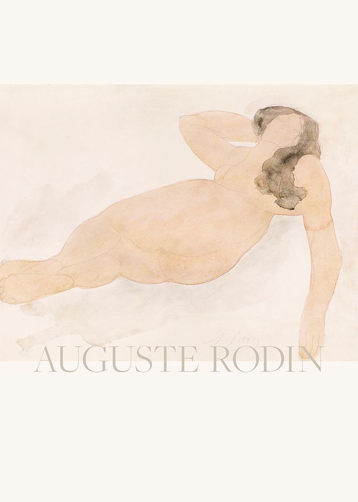 Study of a Nude (lying On Side) art print by Pictufy for $57.95 CAD