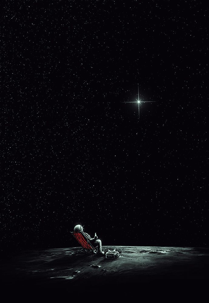 Space Chill art print by Francis Minoza for $57.95 CAD