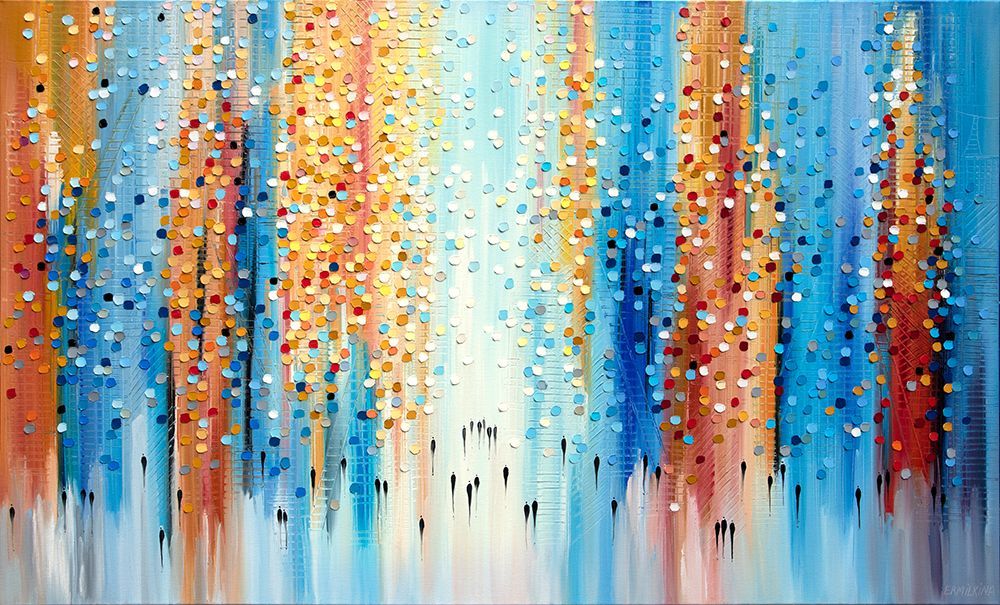 Afternoon City art print by Ekaterina Ermilkina for $57.95 CAD