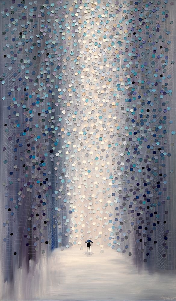Hazy Rain art print by Ekaterina Ermilkina for $57.95 CAD