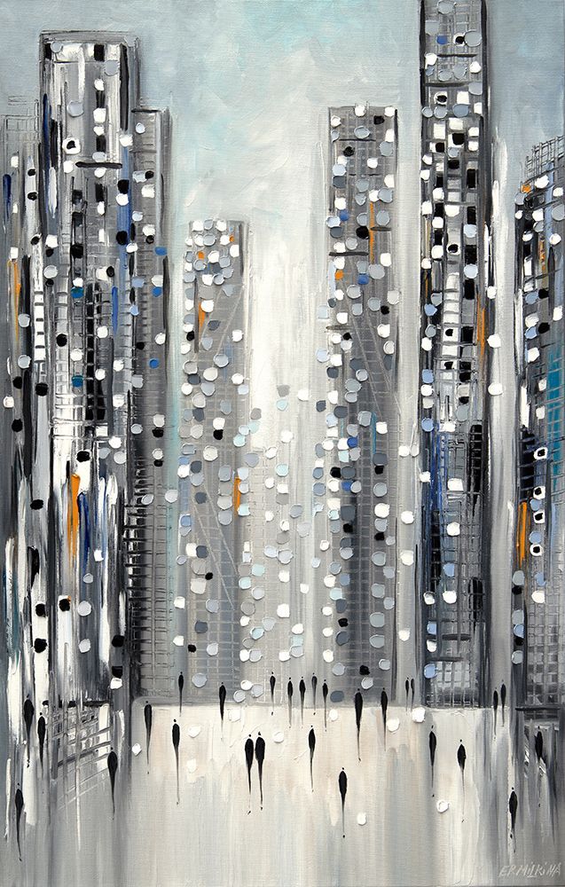 City Reflections art print by Ekaterina Ermilkina for $57.95 CAD