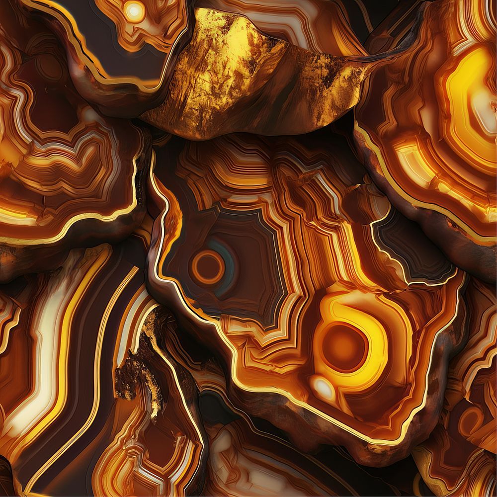 Agate 6 art print by Bilge Paksoylu for $57.95 CAD