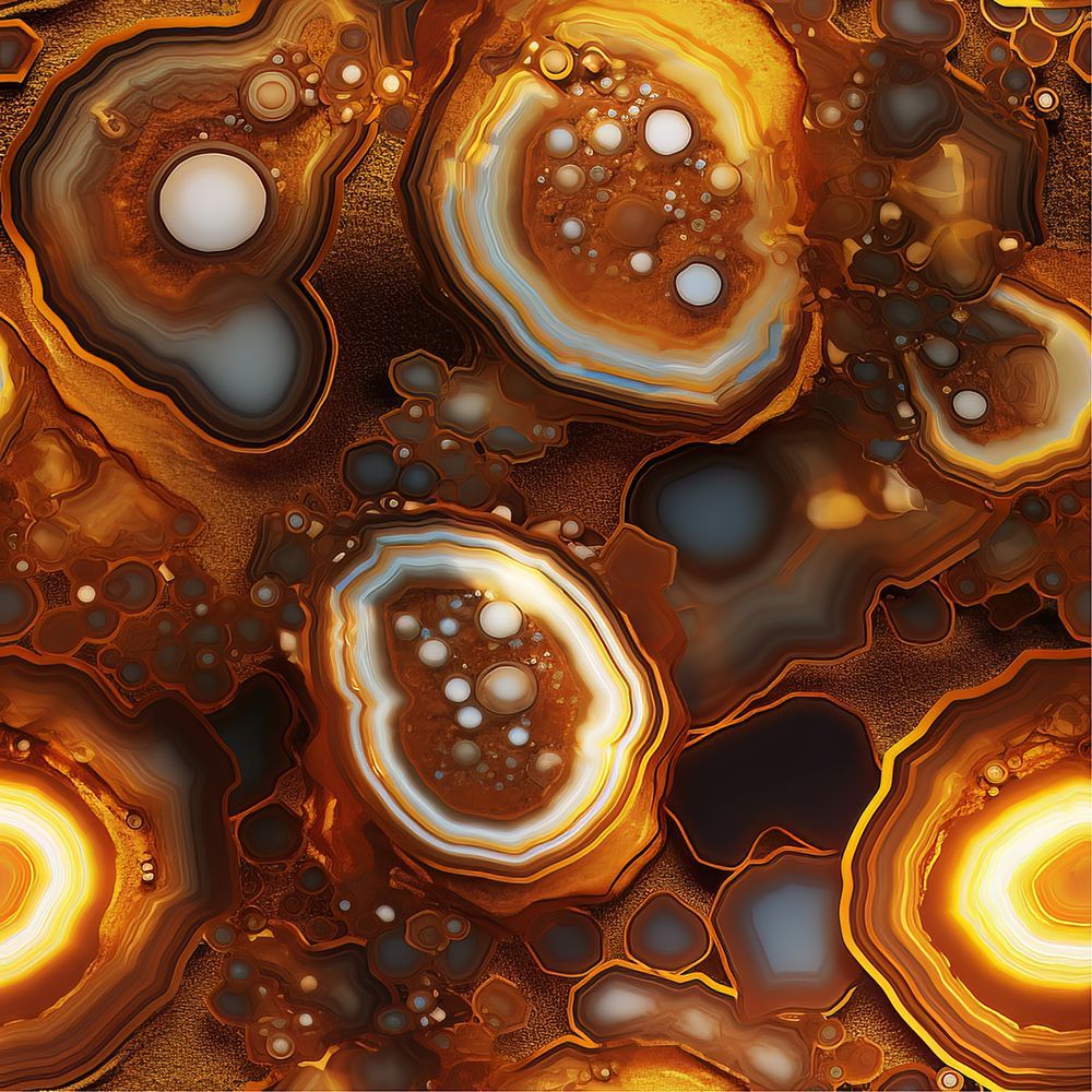 Agate 12 art print by Bilge Paksoylu for $57.95 CAD
