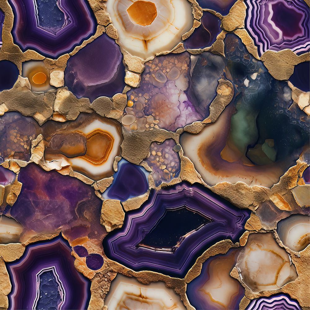 Agate 14 art print by Bilge Paksoylu for $57.95 CAD