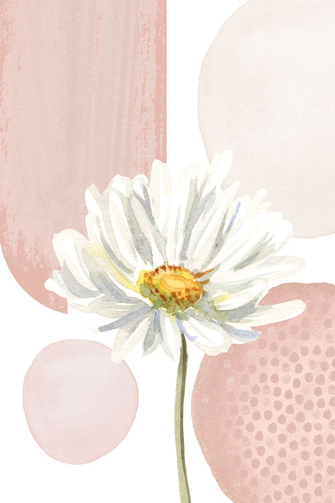 Daisy Pinks 1 art print by Sally Ann Moss for $57.95 CAD