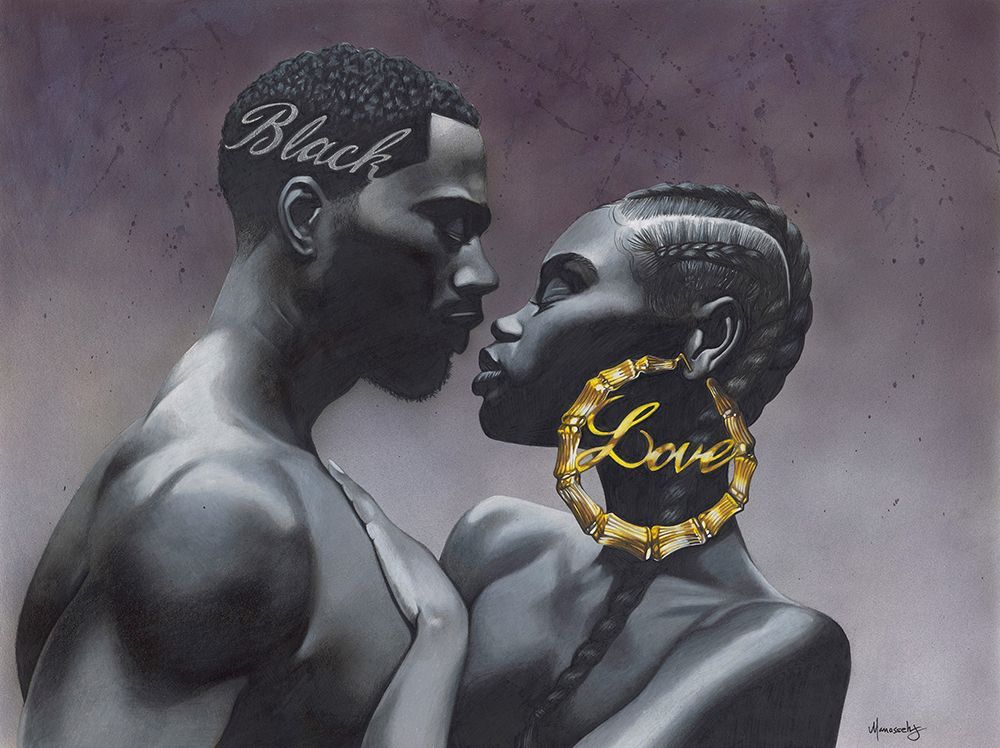 Blacklove art print by Manasseh Sr. Johnson for $57.95 CAD