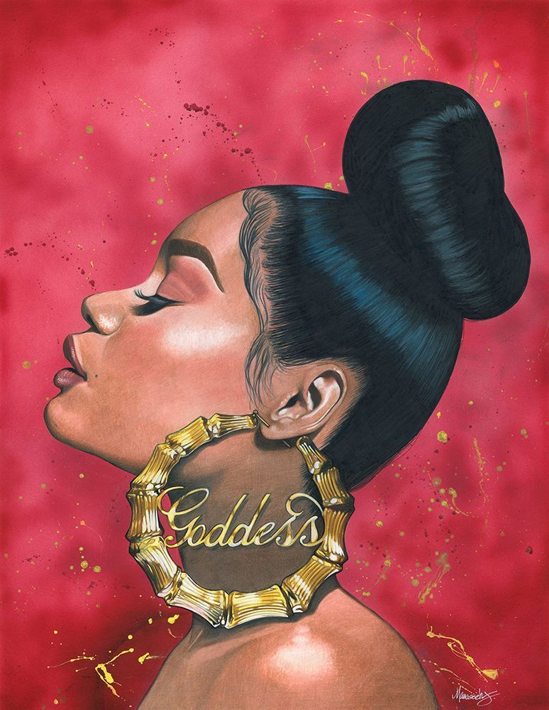 Goddess art print by Manasseh Sr. Johnson for $57.95 CAD