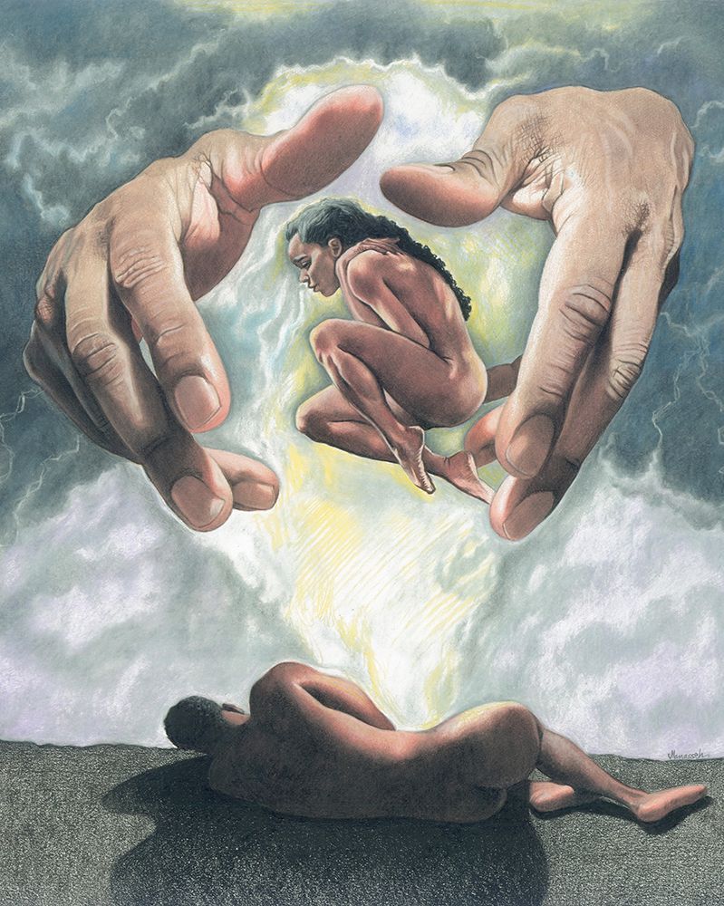 Creation of Woman art print by Manasseh Sr. Johnson for $57.95 CAD