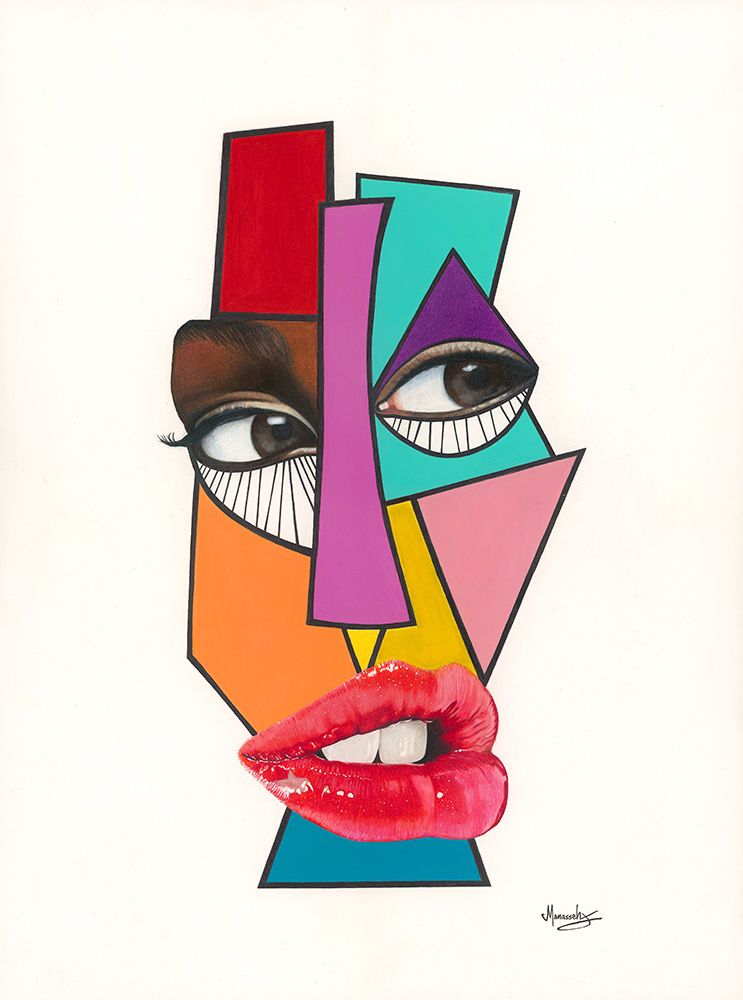 Abstract V1 art print by Manasseh Sr. Johnson for $57.95 CAD