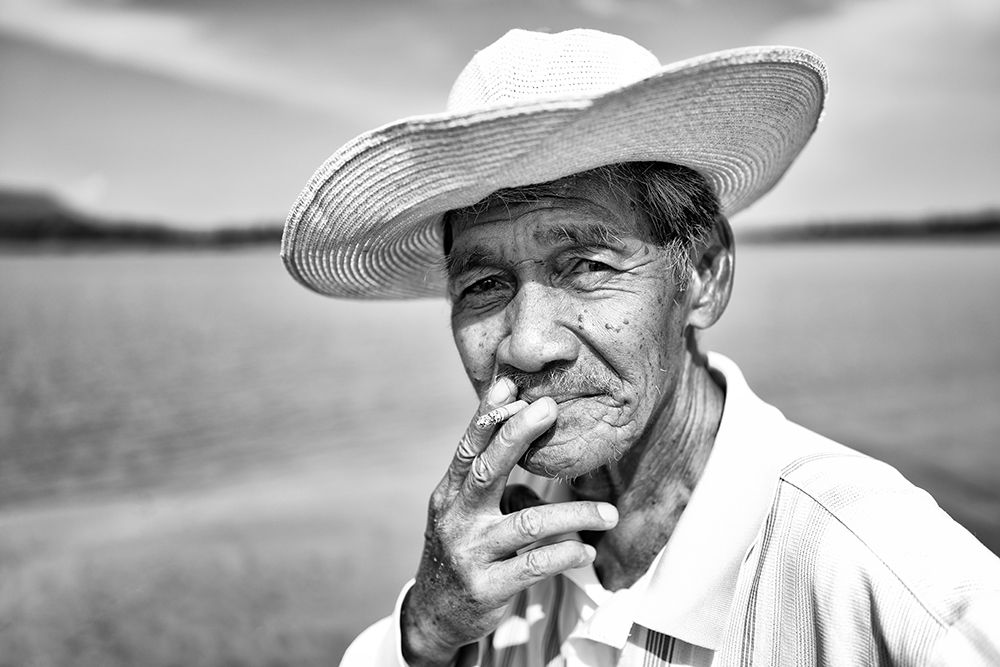 Old Fisherman art print by Kieron Long for $57.95 CAD