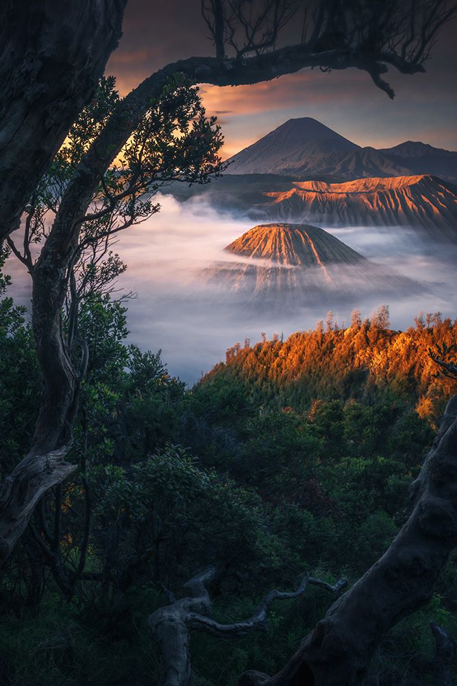 First Glimpses Of Mount Bromo art print by NingYun Ye for $57.95 CAD