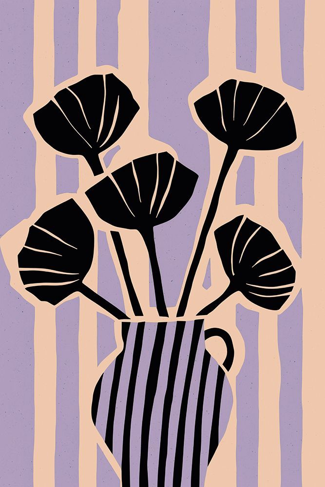 Stripedstilllifeno2 Fullsize art print by Treechild for $57.95 CAD