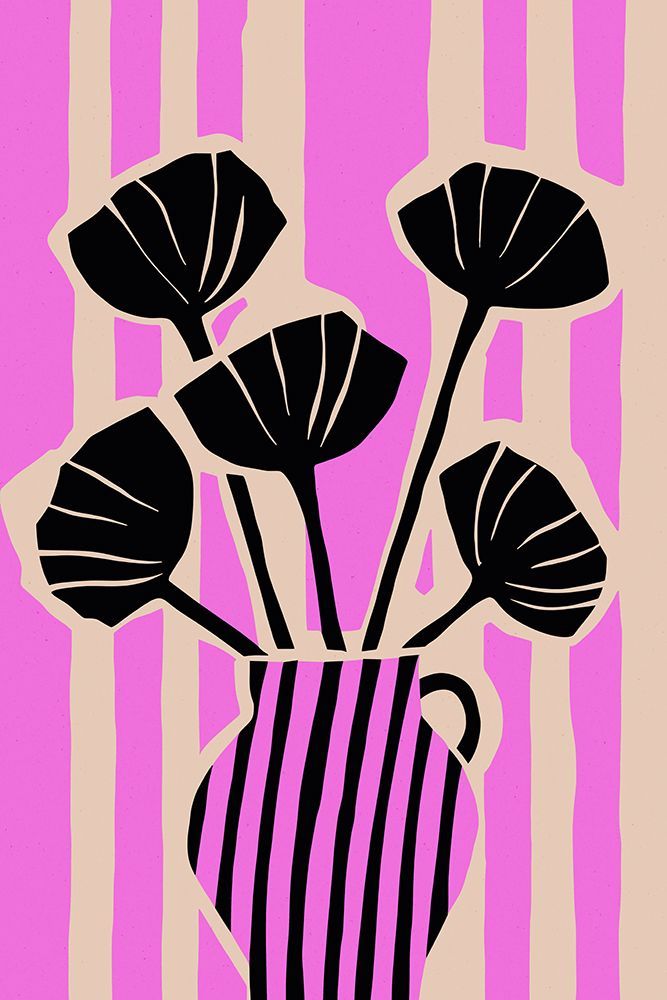 Stripedstilllifeno4 Fullsize art print by Treechild for $57.95 CAD