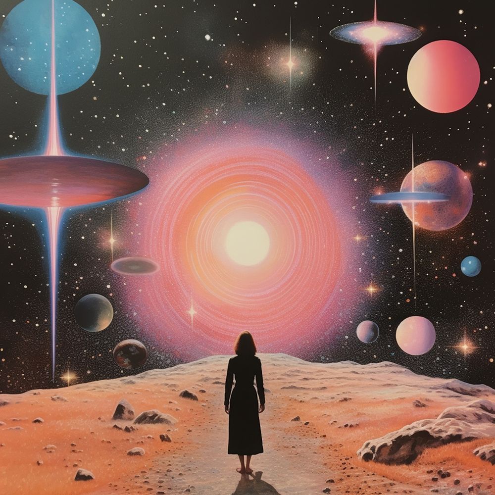 Interdimensional Collage Age art print by Samantha Hearn for $57.95 CAD