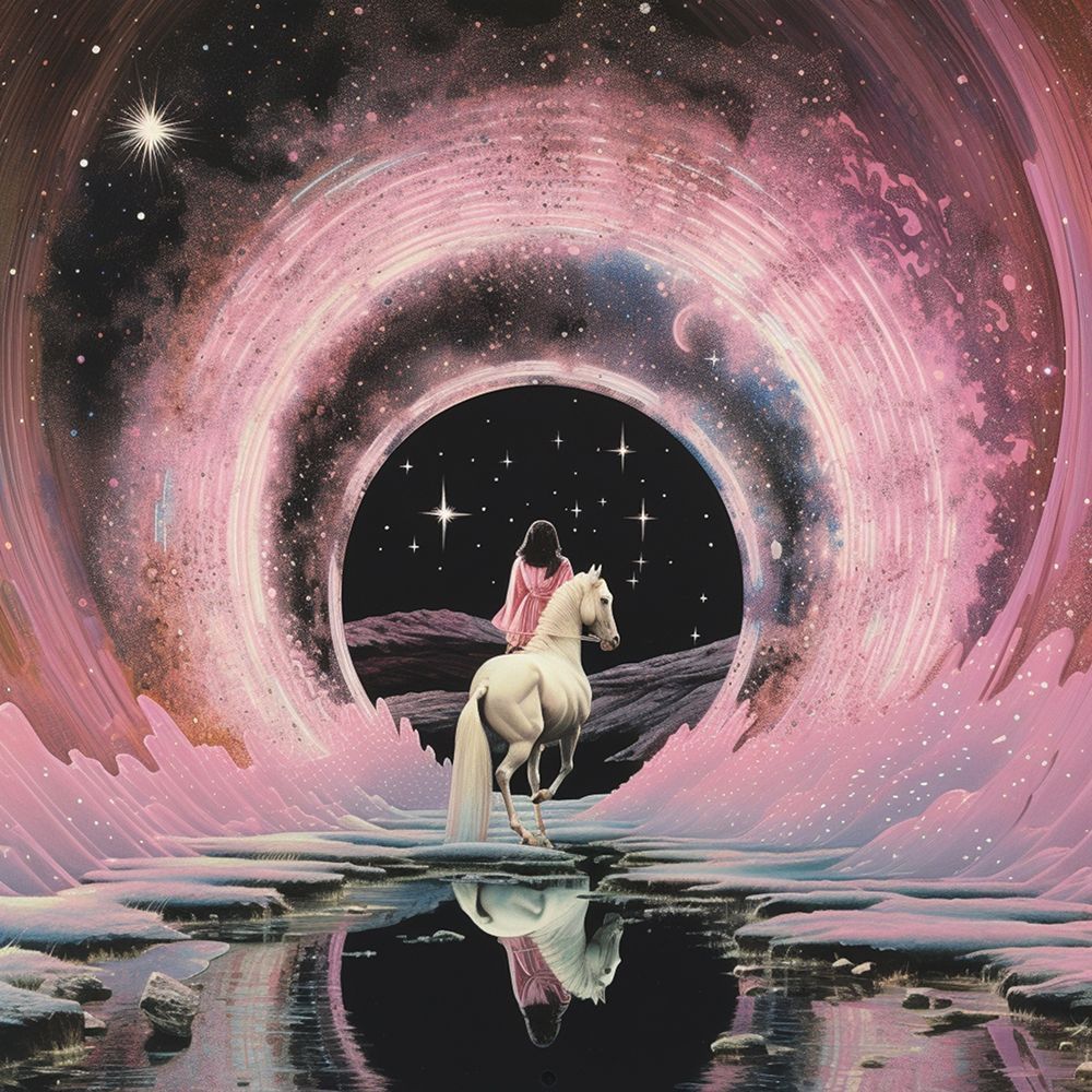 Portal Through Time Collage Art art print by Samantha Hearn for $57.95 CAD