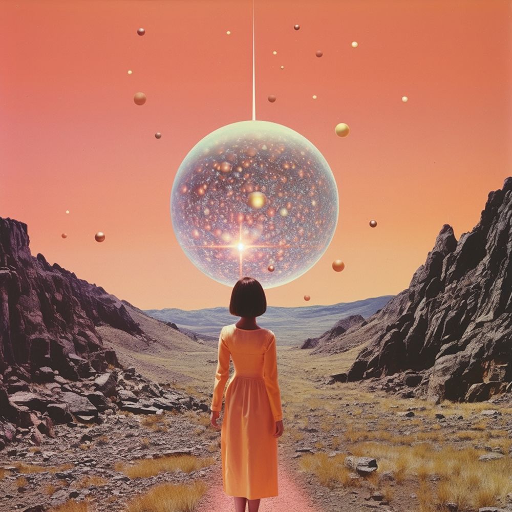 A Space Disco Collage Art art print by Samantha Hearn for $57.95 CAD