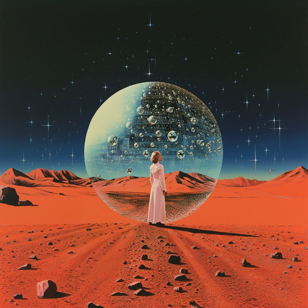 The Power of the Orb Collage Art art print by Samantha Hearn for $57.95 CAD