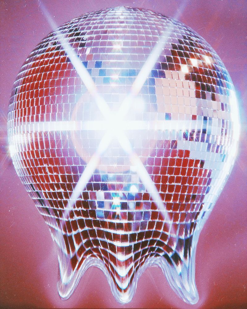 Melting Disco Ball art print by Samantha Hearn for $57.95 CAD
