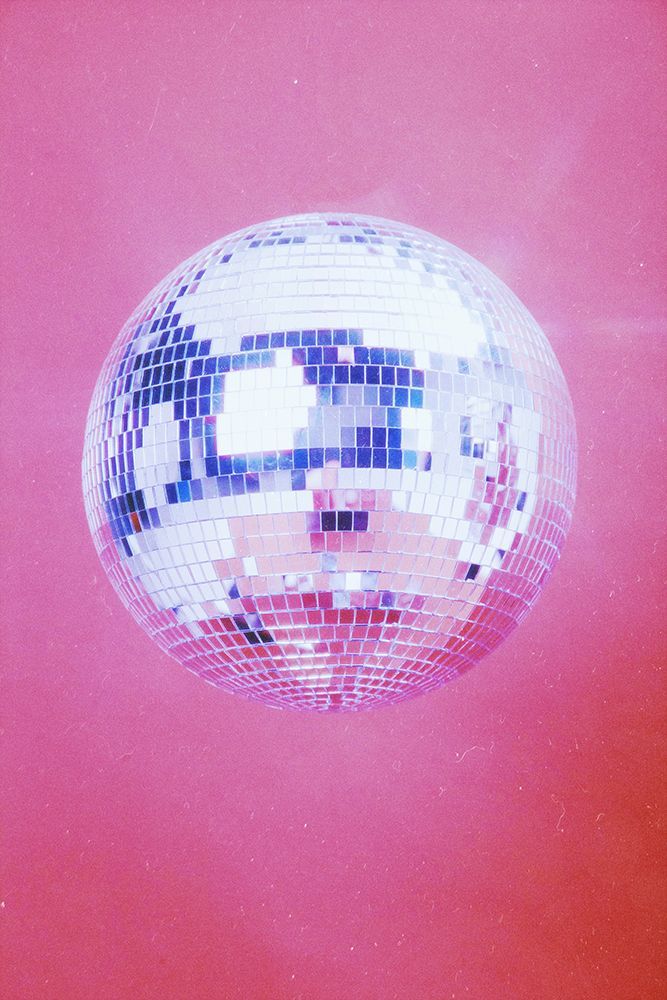 Pink Disco Ball art print by Samantha Hearn for $57.95 CAD