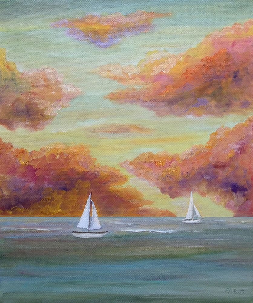 Autumn Sailing art print by Angeles M. Pomata for $57.95 CAD