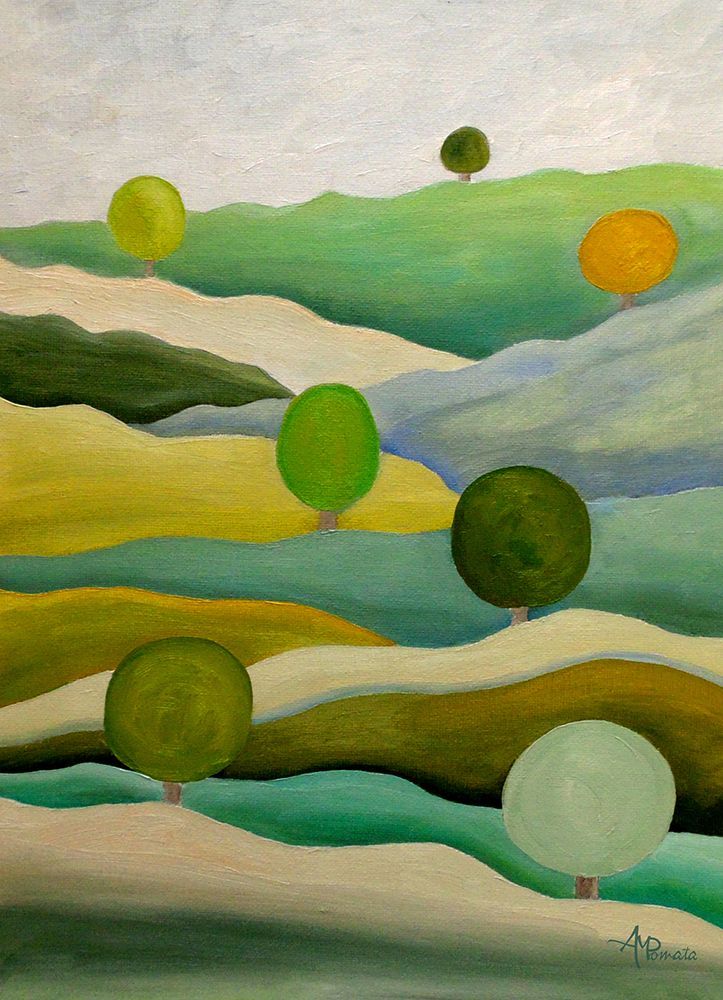 Back To the Green Fields art print by Angeles M. Pomata for $57.95 CAD