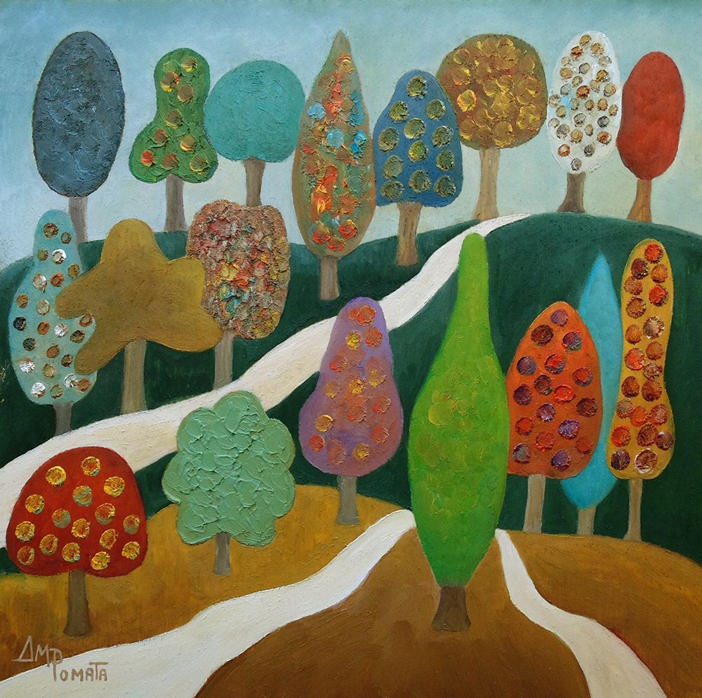 Bountiful Trees art print by Angeles M. Pomata for $57.95 CAD
