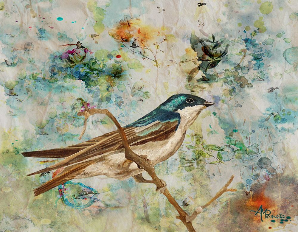Bright and Blue art print by Angeles M. Pomata for $57.95 CAD